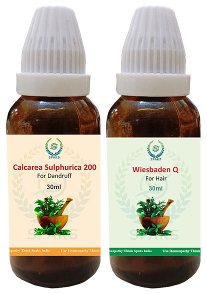 Calcarea Sul. 200, Wiesbaden Q For Dandruff
