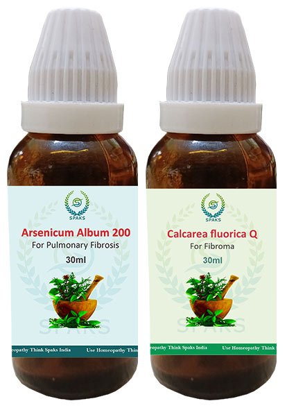 Ars. Alb. 200, Calcarea Fluo. Q For Pulmonary Fibrosis